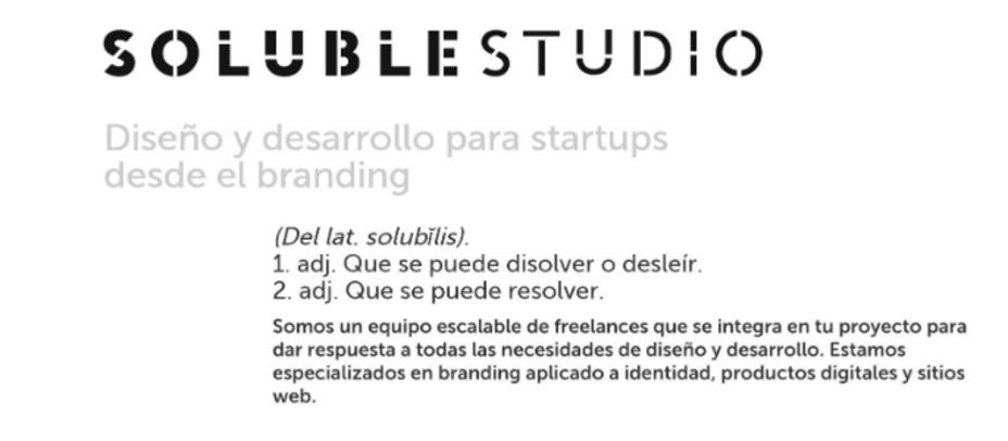 Soluble Studio