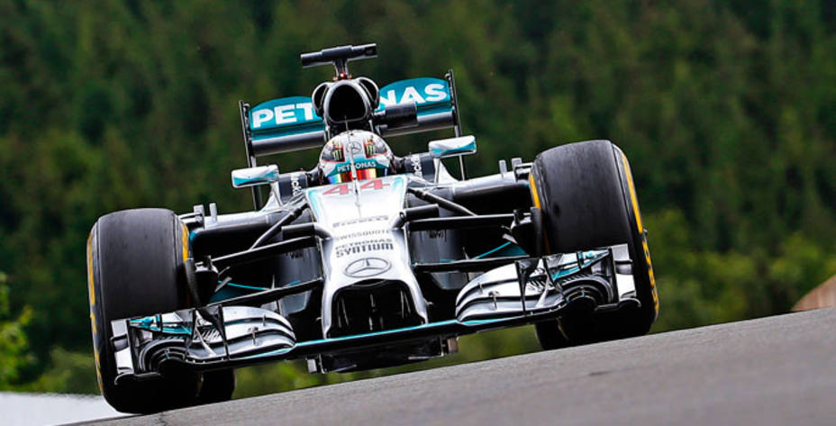 Mercedes dominó los entrenamientos libres en Spa. Reuters.