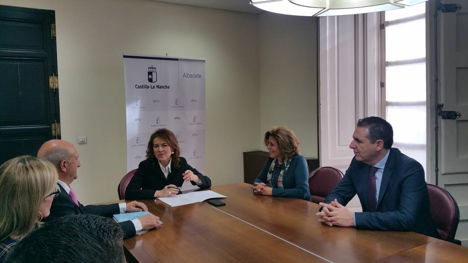 Reunión con la directiva de la Asociación de Balnearios de Castilla-La Mancha en Albacete