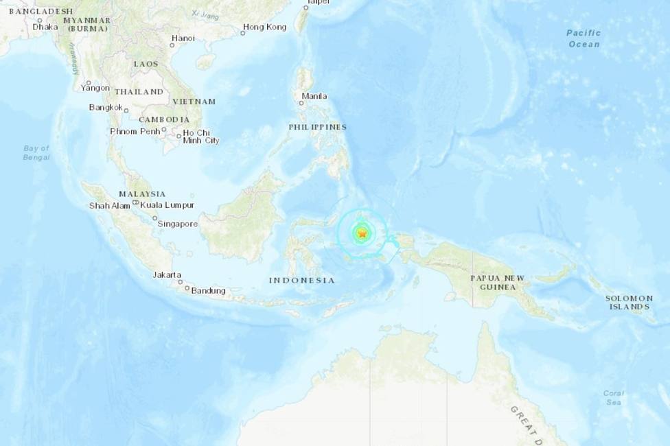 Un terremoto de 7,3 sacude la isla de Halmahera, en las Molucas, Indonesia