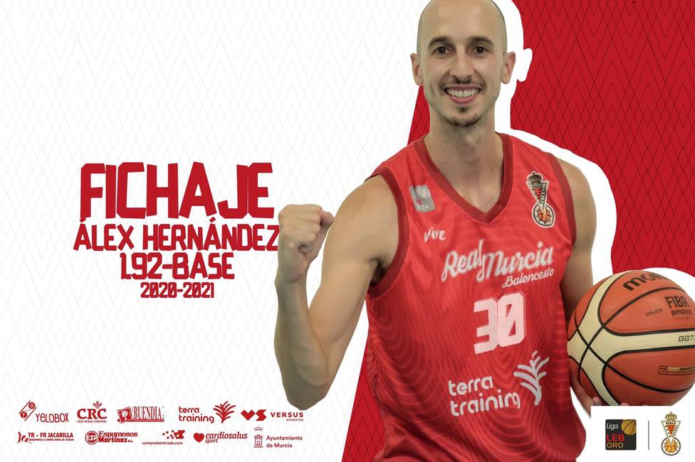 Álex Hernández regresa a la región para jugar en Real Murcia Baloncesto