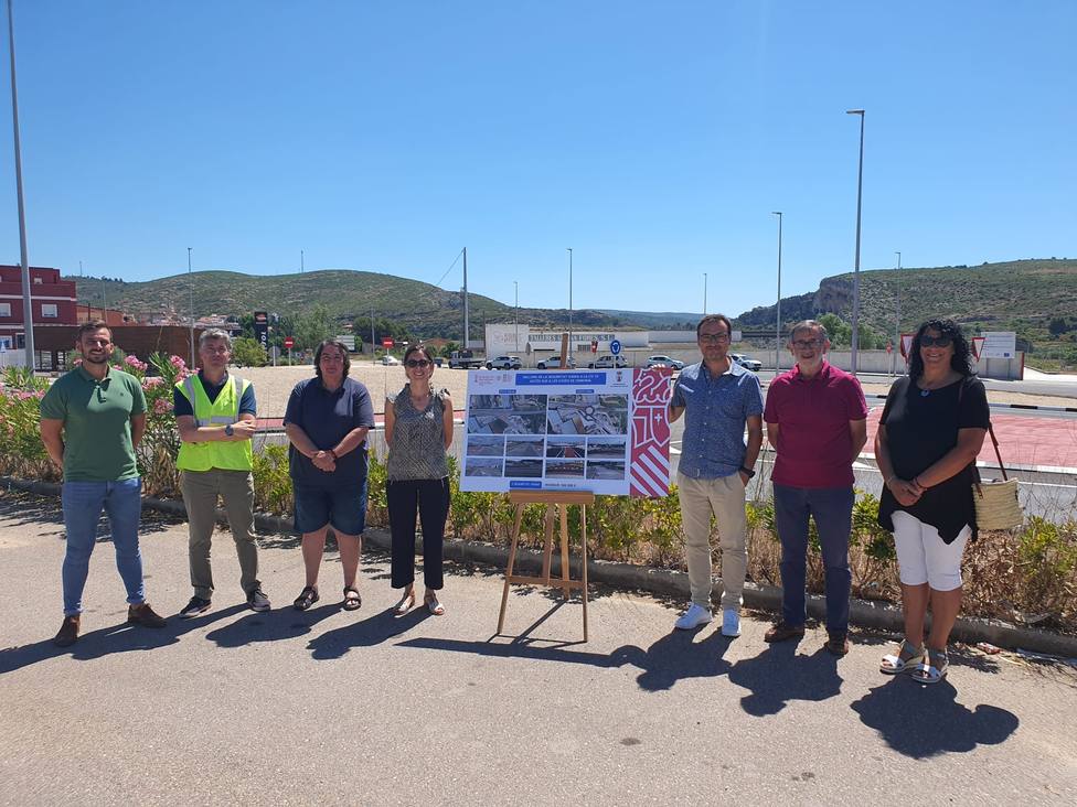Obras Públicas incrementa la seguridad vial en el cruce de la CV-10 con el acceso a Les Coves de Vinromà