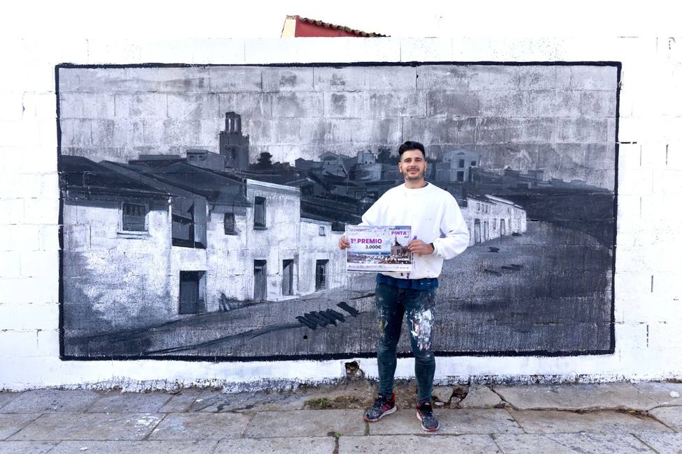Pedro Almeida gana la III edición del concurso de arte urbano Badajoz Pinta