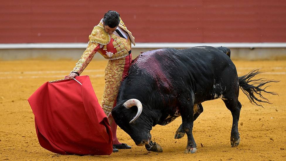 Morante durante la reinauguración de la plaza de toros de Ciudad Real