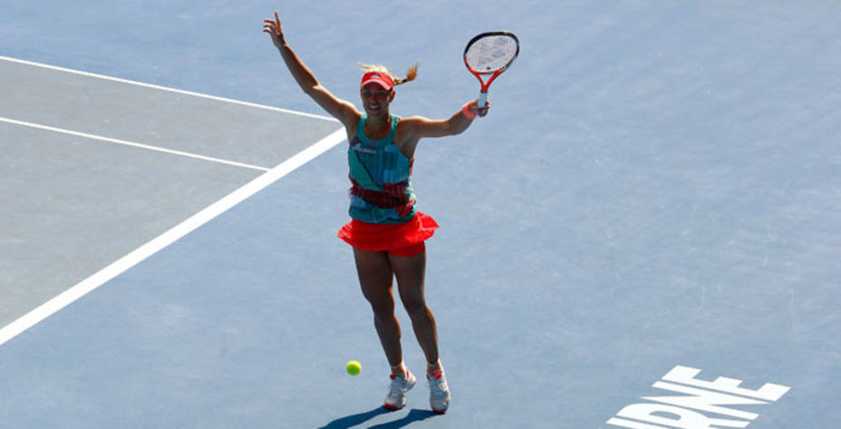La alemana Angelique Kerber debutará en una final del Grand Slam. Reuters.