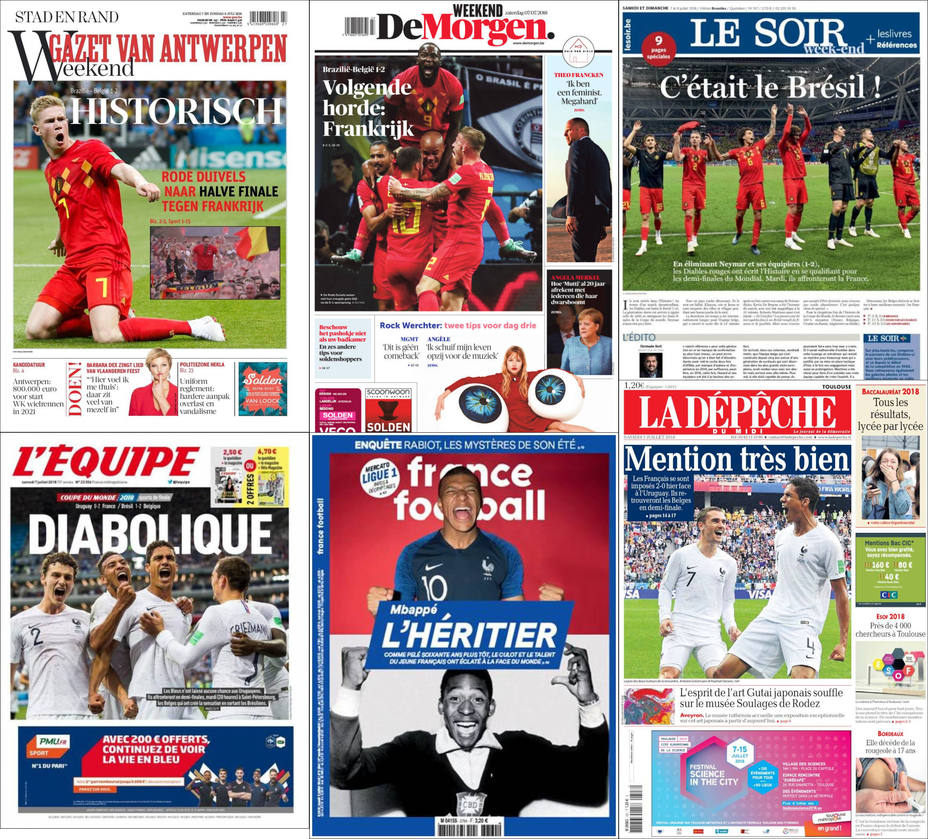 francia y belgica prensa