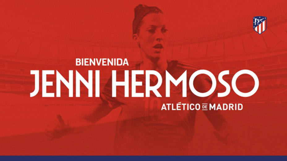 Jennifer Hermoso llega al Atlético de Madrid