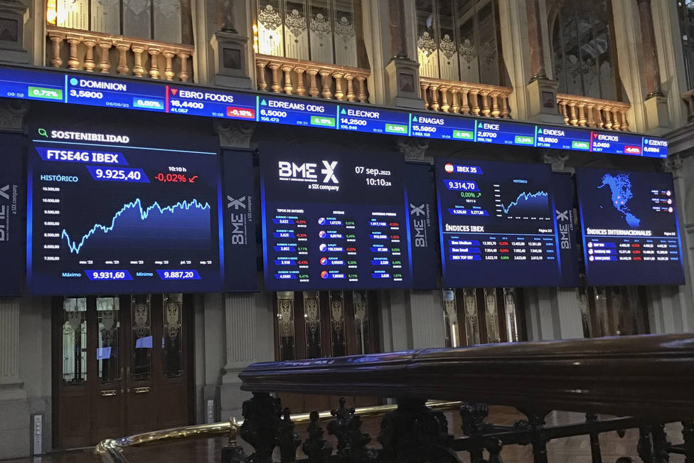 El índice Ibex 35 comienza el lunes en 9.440 puntos, con una ganancia del 0,8 por ciento