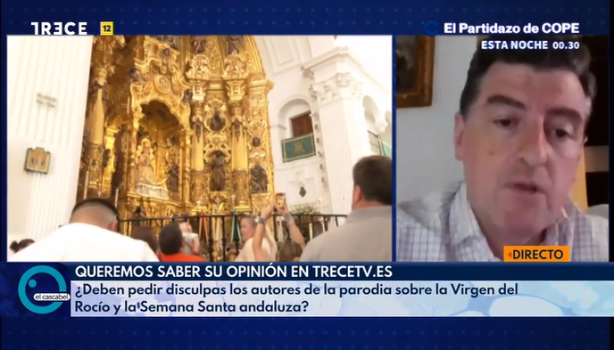 La Hermandad Matriz de Almonte lamenta en TRECE las burlas hacia la Virgen del Rocío en TV3